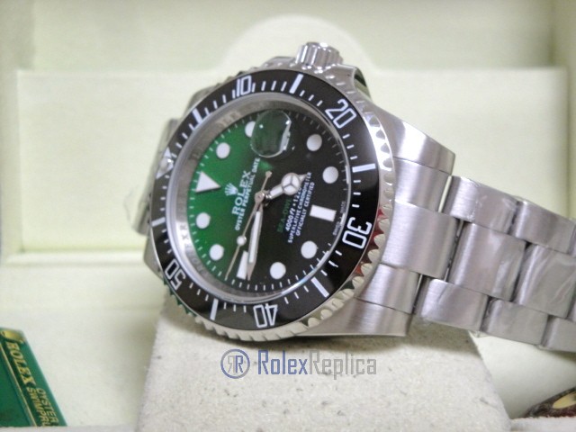 rolex replica seadweller gradient green dial new basilea 2018 orologio replica copia lusso imitazione - immagine 10