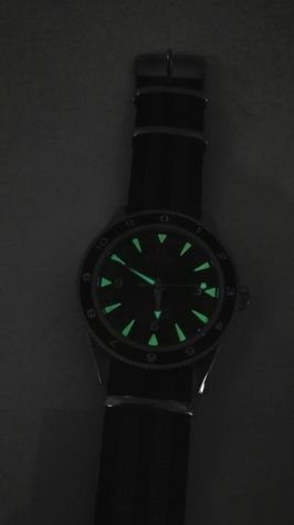Omega replica seamaster 007 spectre black dial imitazione copia - immagine 5