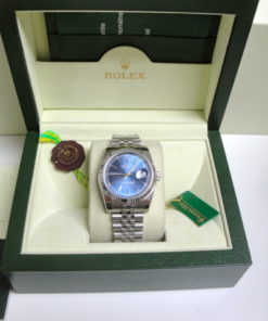 rolex replica datejust acciaio blue barrette jubilèè orologio imitazione