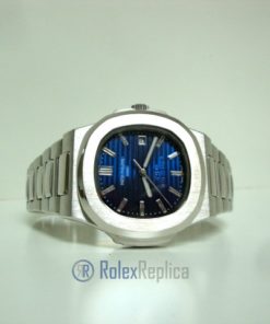 patek philippe replica nautilus blue dial skeletron acciaio 40th anniversary orologio imitazione