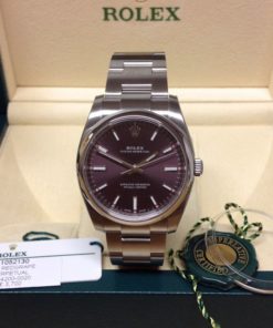 Rolex replica oyster perpetual red grape 39mm