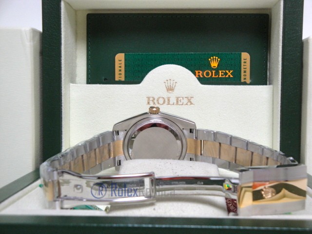 rolex replica datejust acciaio oro oyster grey dial barrette orologio imitazione - immagine 11