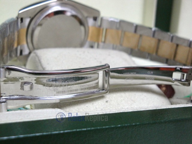 rolex replica datejust acciaio oro oyster grey dial barrette orologio imitazione - immagine 12