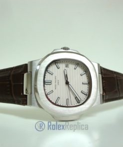 patek philippe replica nautilus acciaio white dial skeletron orologio replica
