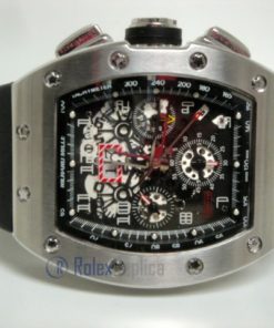 richard mille replica RM011 Felipe Massa titanium limited edition strip rubber-b