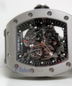 richard mille replica RM61-01 skeletron titanium limited edition strip rubber-b