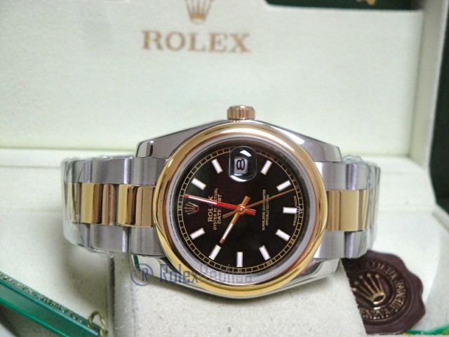 rolex replica datejust acciaio oro oyster black dial barrette orologio imitazione