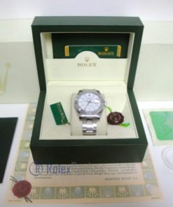 Alternative view of rolex replica datejust acciaio oyster white dial orologio imitazione