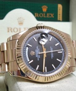 rolex replica daydate ll oro giallo black dial president orologio replica copia imitazione