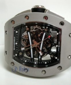 richard mille replica RM038 bubba watson skeletron titanium limited edition strip rubber-b
