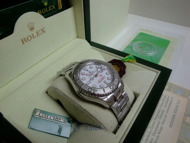 rolex replica yacht master I acciaio white dial edition orologio replica - immagine 3