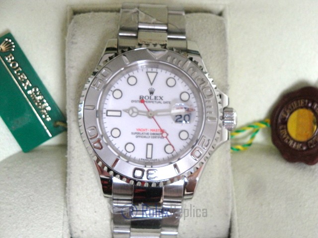 rolex replica yacht master I acciaio white dial edition orologio replica - immagine 6