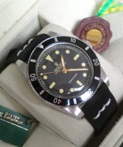 Rolex replica submariner 5516 strip leather plexi vintage orologio replica