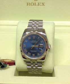 Rolex replica Datejust 116234 36mm Blue Roman orologio copia
