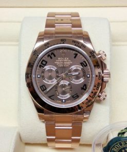 Rolex replica Daytona 116505 Rose Gold Chocolate Dial orologio replica
