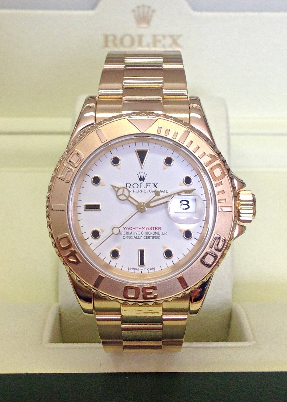 Rolex replica Yacht-Master 16628 40mm Yellow Gold orologio replica - immagine 3