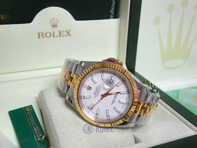 Rolex replica Datejust II acciaio oro white dial barrette imitazione replica - immagine 12