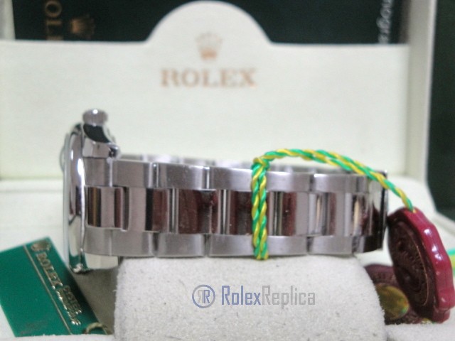 rolex replica datejust acciaio oyster blue dial orologio imitazione - immagine 8