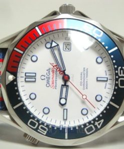 Omega replica seamaster co-axial 007 white dial cordura imitazione copia