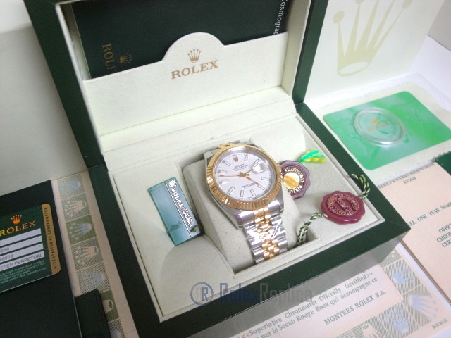 Rolex replica Datejust II acciaio oro white dial barrette imitazione replica - immagine 4