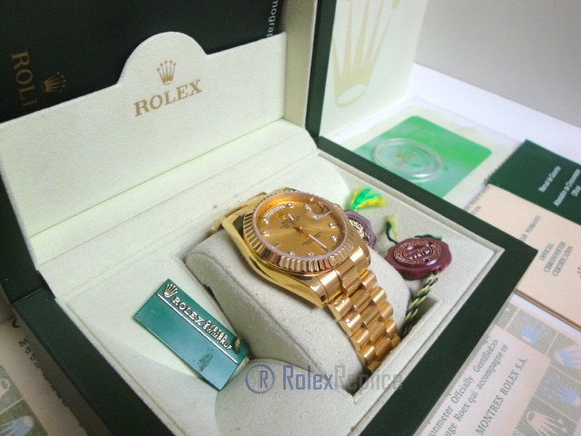Rolex replica day-date ll oro giallo basilea imitazione replica - immagine 3