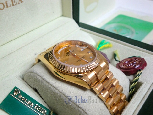 Rolex replica day-date ll oro giallo basilea imitazione replica - immagine 4