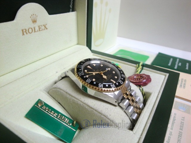 Rolex replica GMT Master II vintage acciaio oro jubilèè black dial orologio replica - immagine 4