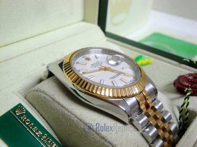 Rolex replica Datejust II acciaio oro white dial barrette imitazione replica - immagine 6