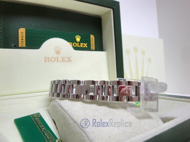 Rolex replica gioielli bracciale II president-style oro bianco white gold - immagine 6