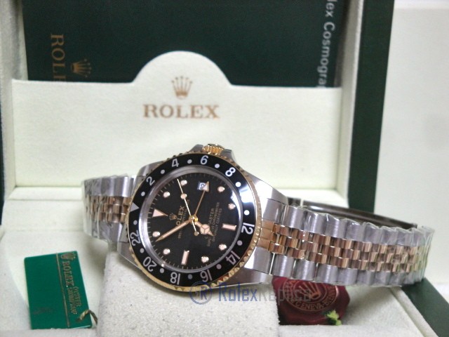 Rolex replica GMT Master II vintage acciaio oro jubilèè black dial orologio replica - immagine 13