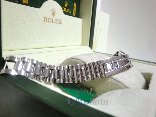Rolex replica gioielli bracciale II president-style oro bianco white gold - immagine 9