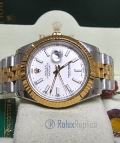 Rolex replica Datejust II acciaio oro white dial barrette imitazione replica