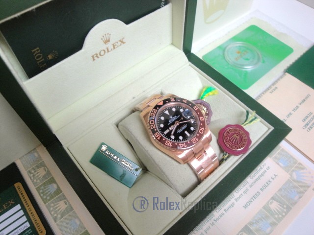 rolex replica GMT master II oro everose 126715CHNR basilea MY2018 - immagine 3