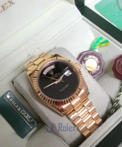 Rolex replica day-date oro giallo black dial individual edition