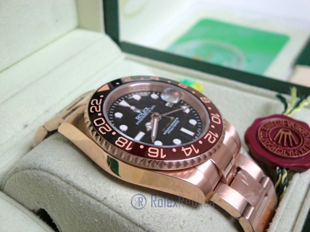 rolex replica GMT master II oro everose 126715CHNR basilea MY2018 - immagine 5