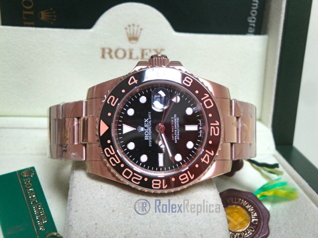 rolex replica GMT master II oro everose 126715CHNR basilea MY2018 - immagine 6