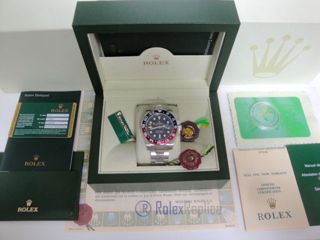 rolex replica GMT master II oro bianco blue dial 116719BLRO basilea MY2018 - immagine 2