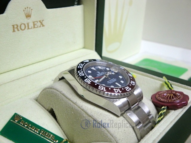rolex replica GMT master II oro bianco blue dial 116719BLRO basilea MY2018 - immagine 5