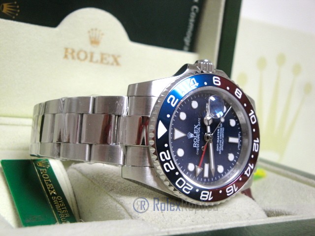 rolex replica GMT master II oro bianco blue dial 116719BLRO basilea MY2018 - immagine 7