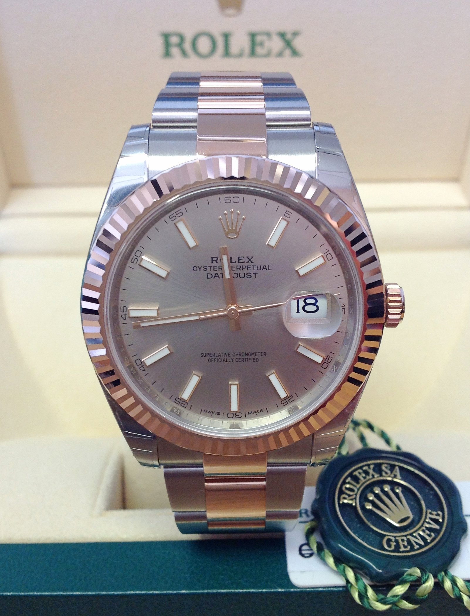 Rolex replica Datejust 41mm 126331 Bi-Colour orologio replica - immagine 4