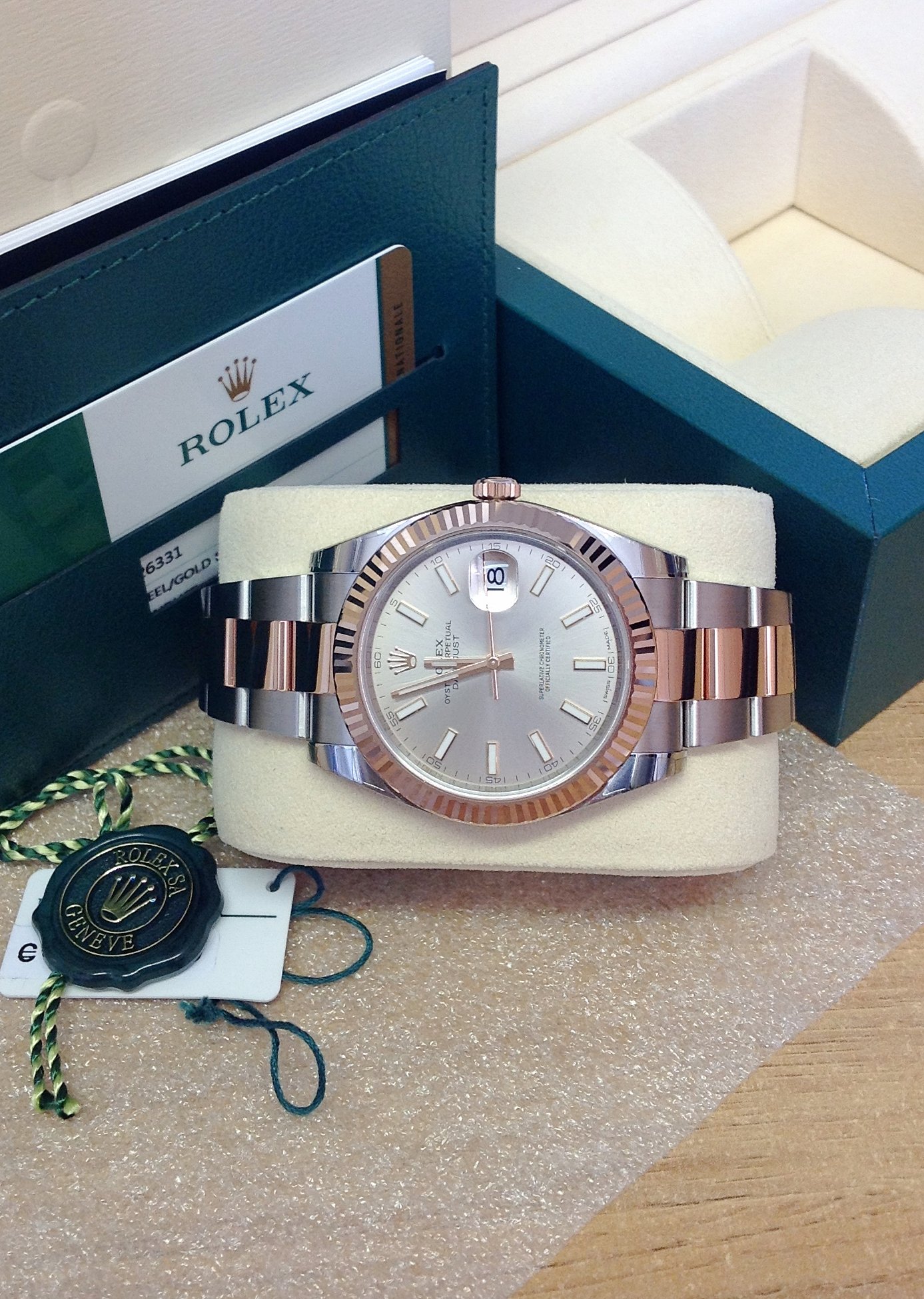 Rolex replica Datejust 41mm 126331 Bi-Colour orologio replica - immagine 6