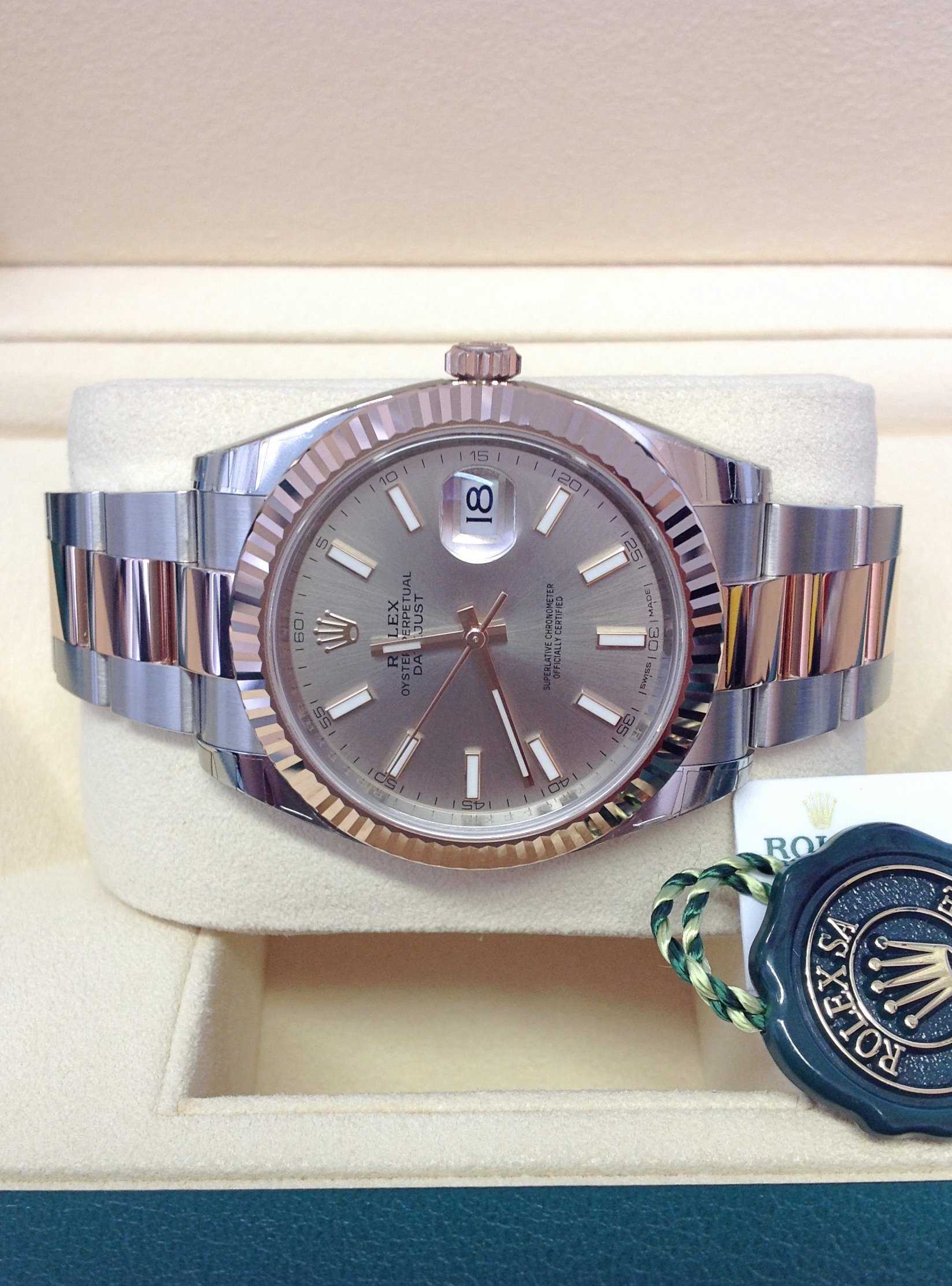 Rolex replica Datejust 41mm 126331 Bi-Colour orologio replica - immagine 7