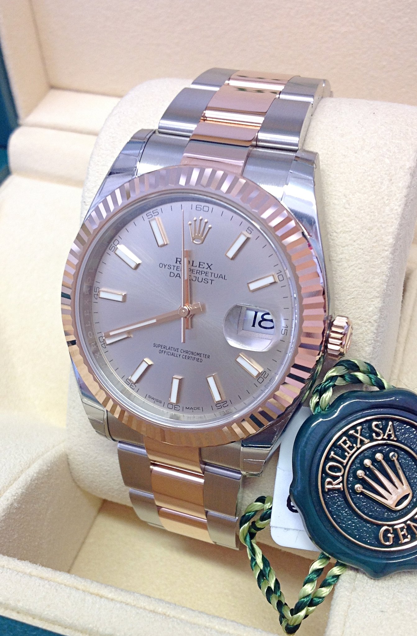 Rolex replica Datejust 41mm 126331 Bi-Colour orologio replica - immagine 8