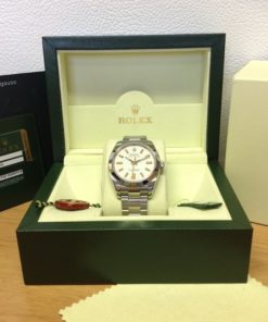 Rolex replica Milgauss White Dial 116400 orologio replica copia