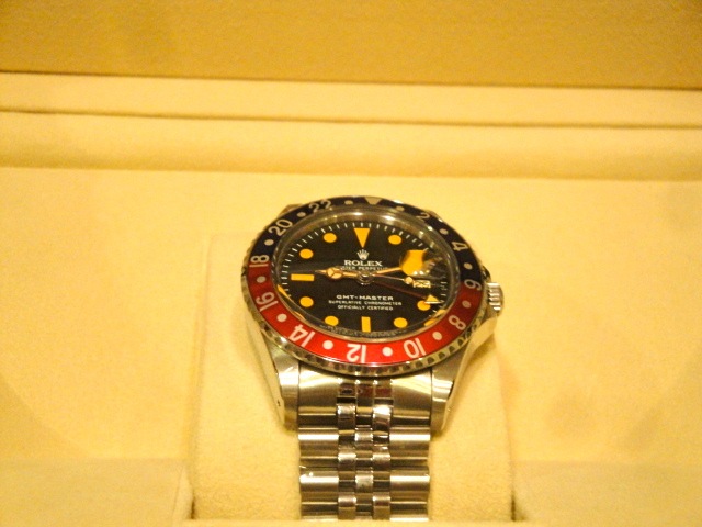 rolex replica GMT MASTER 1675 blue-red bezel jubilèè bracelet replica watch - immagine 12