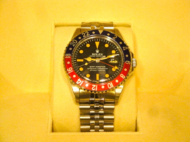 rolex replica GMT MASTER 1675 blue-red bezel jubilèè bracelet replica watch - immagine 14
