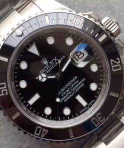 REPLICA ROLEX BLACK SUBMARINER 116610 LN V6S SUPER COPY WITH 3135 MOVEMENT