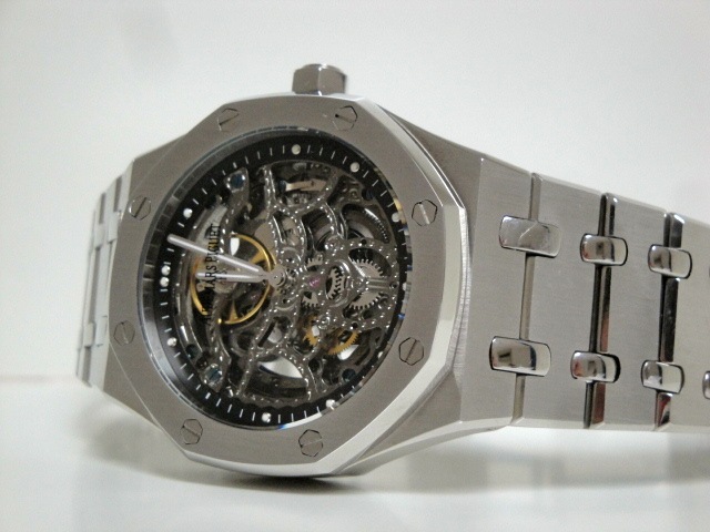 audemars piguet replica royal oak skeltron jumbo tourbillon extra-thin - immagine 8