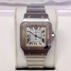 Cartier replica Santos Galbee W20058C4 white dial acciaio oro bi-colour