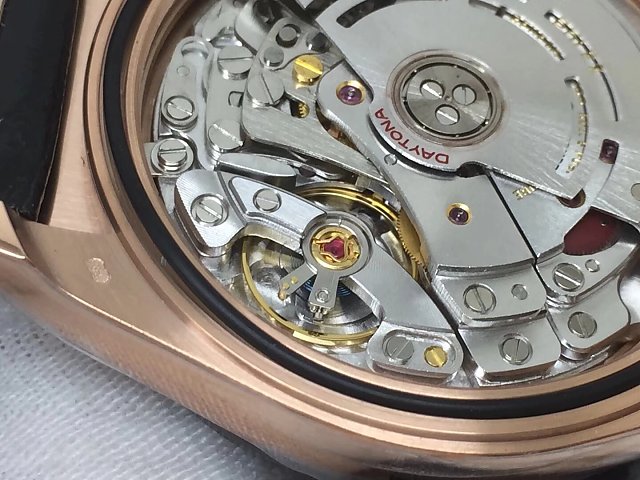 REPLICA ROLEX DAYTONA 116515 ROSE GOLD WATCH WITH SUPER CLONE 4130 MOVEMENT - immagine 13